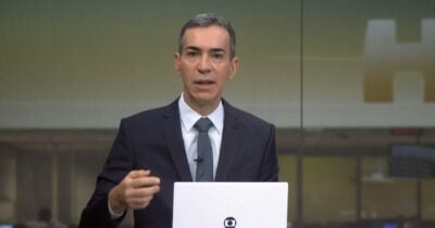 César Tralli no Jornal Hoje (Foto: Reprodução / Globo)