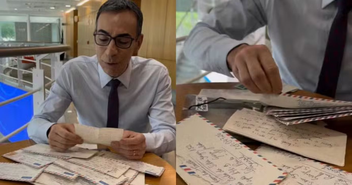 César Tralli, do JH, se emociona e deixa Brasil sem chão - Foto: Montagem