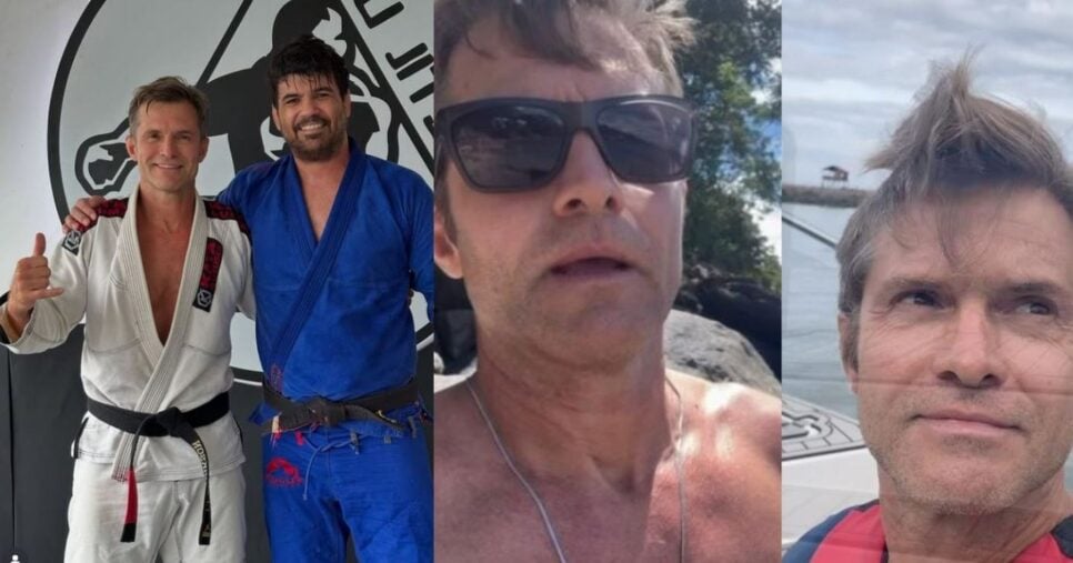 Claudio Heirich atualmente se dedica às artes marciais e está bem diferente (Foto Reprodução/Montagem/Instagram @claudioheinrich)
