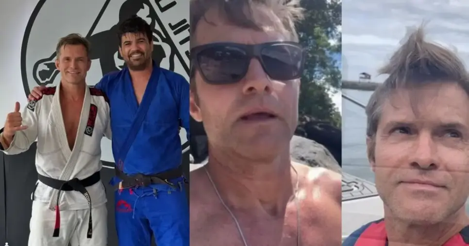 Claudio Heirich atualmente se dedica às artes marciais e está bem diferente (Foto Reprodução/Montagem/Instagram @claudioheinrich) Claudio Heirich atualmente se dedica às artes marciais e está bem diferente (Foto Reprodução/Montagem/Instagram @claudioheinrich)