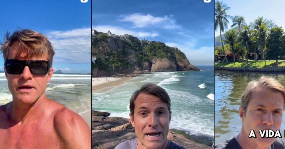 Claudio Heirich também posta vídeos pelas redes sociais (Foto Reprodução/Montagem/Instagram @claudioheinrich)