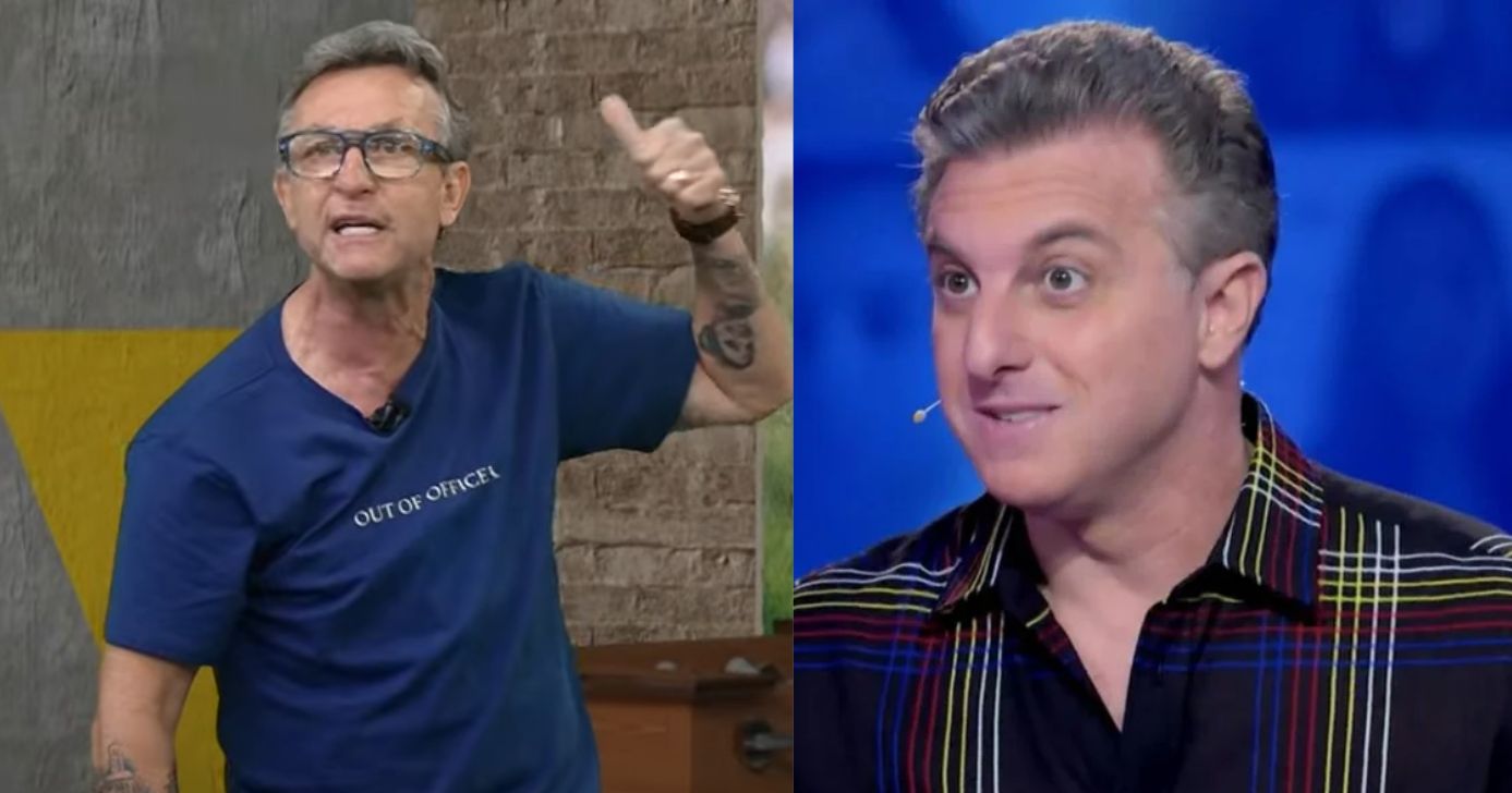 Craque Neto / Luciano Huck - Montagem: TV FOCO