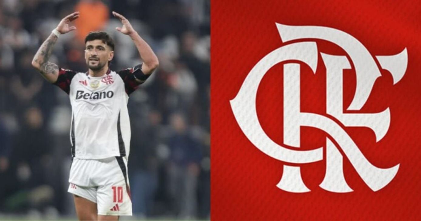 Arrascaeta, do Flamengo, assina novo contrato por R$ 2 milhões - Montage/Instagram