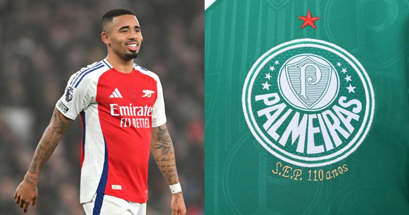 Leila dá veredito e contratação de Gabriel Jesus é aprovada no Palmeiras - Montagem/TV FOCO