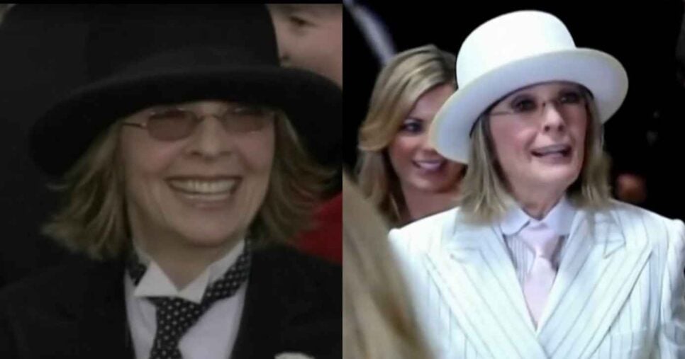 Diane Keaton (Fotos: Reproduções / Globo)