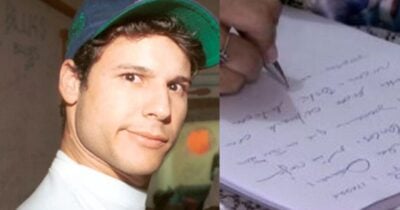 Dinho / Carta psicografada - Montagem: TV FOCO