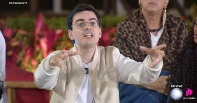 Dudu Camargo é intimado dentro de A Fazenda 17 - Foto: Record