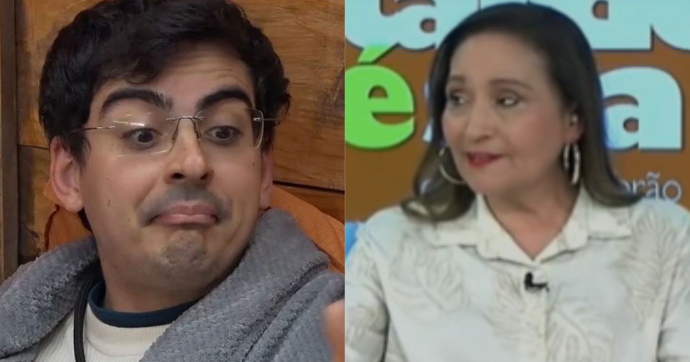Dudu Camargo em A Fazenda 17 e Sonia Abrão no A Tarde É Sua (Fotos: Reproduções / Record / RedeTV!)