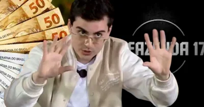 Saiba quanto Dudu Camargo ganha para participar da Fazenda 17, da Record (Foto Reprodução/Montagem/Lennita/Tv Foco/Canva/TV Record)