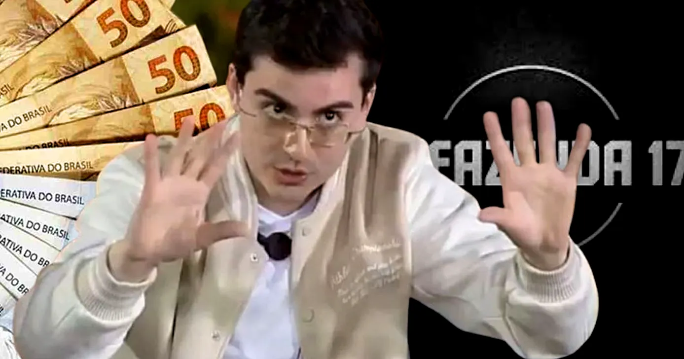 Saiba quanto Dudu Camargo ganha para participar da Fazenda 17, da Record (Foto Reprodução/Montagem/Lennita/Tv Foco/Canva/TV Record)