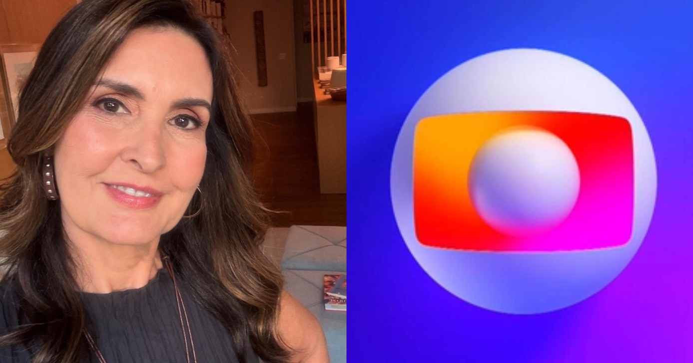 Fátima Bernardes e logo da Globo (Fotos: Reproduções / Instagram / GloboPlay)
