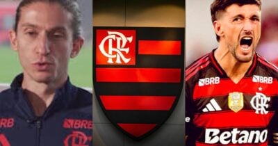 Filipe Luís e Arrascaeta só aceitam ficar no Flamengo com 1 condição - Foto: Montagem