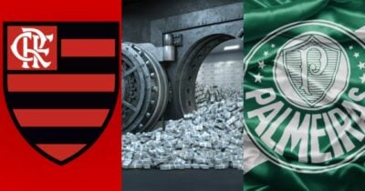 Filipe Luís chora com adeus de nº1 no Flamengo e ida ao Palmeiras - Foto: Montagem