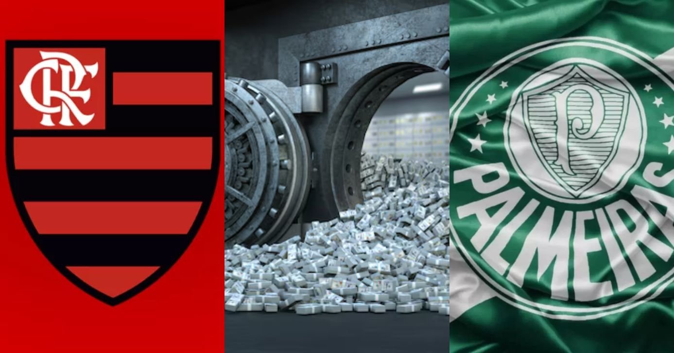 Filipe Luís chora com adeus de nº1 no Flamengo e ida ao Palmeiras - Foto: Montagem