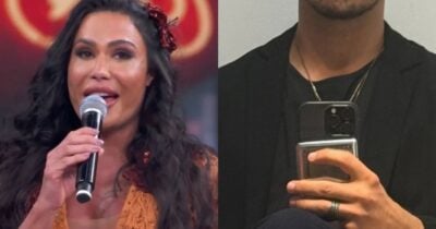 Gracyanne Barbosa e ator (Fotos: Reproduções / Globo / Instagram)