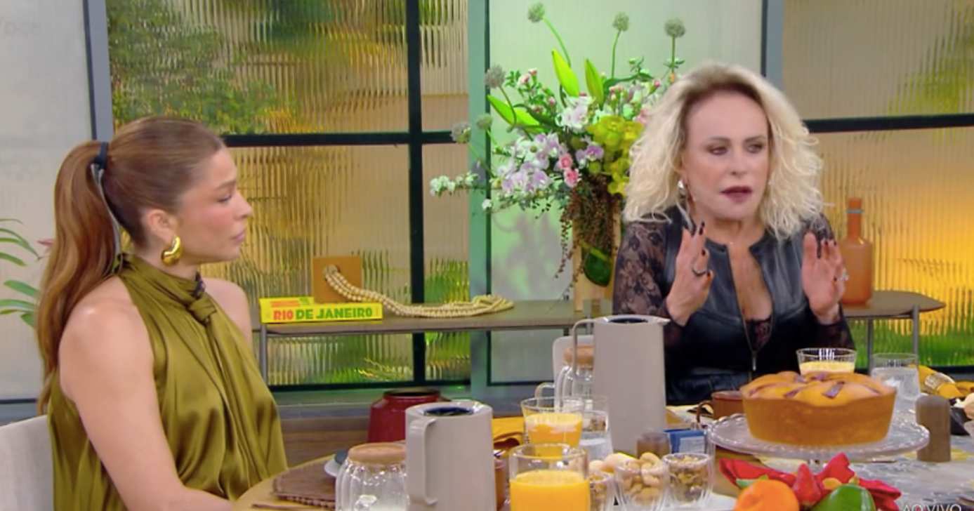 Grazi Massafera e Ana Maria no Mais Você (Foto: Reprodução / Globo)