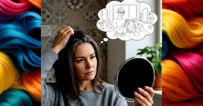 Saiba como eliminar o retoque excessivo da raiz e eliminar esse tempo da rotina (Foto Reprodução/Montagem/Lennita/TV Foco/CANVA/GMN)