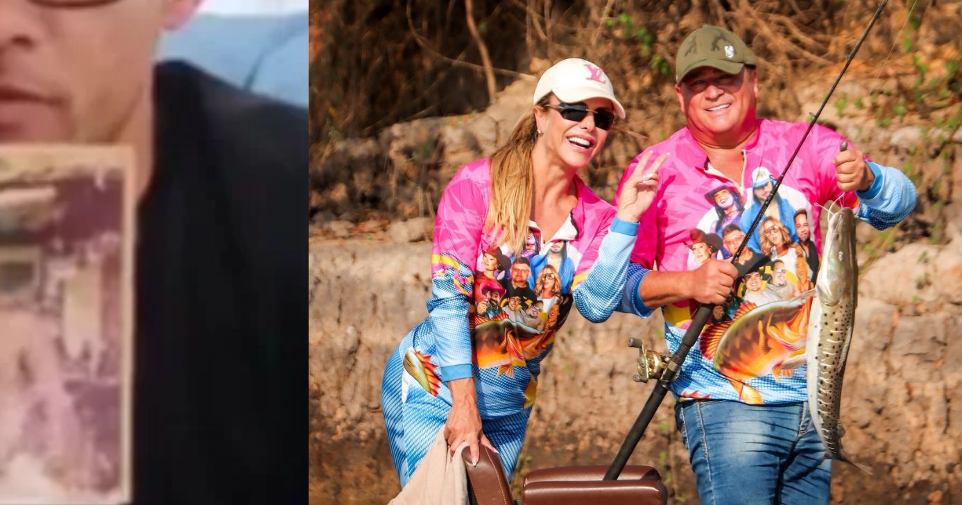 Homem, Poliana Rocha e Leonardo (Fotos: Reproduções / TikTok / Instagram)