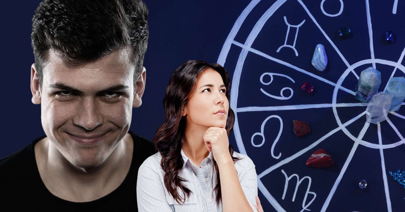 Homem, mulher e signos (Fotos: Canva)
