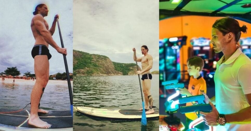 Jonatas Faro em momentos de lazer (Foto Reprodução/Instagram @jonatasfaro)
