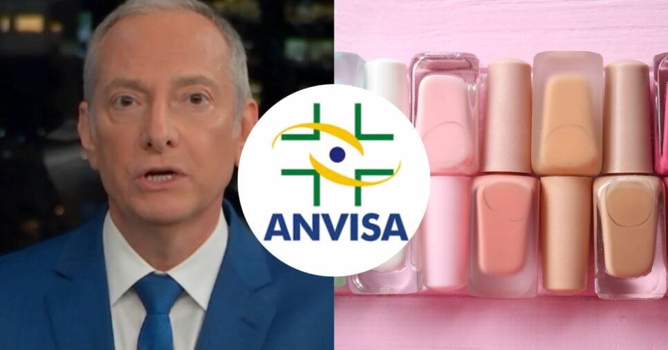 José Roberto Burnier, Anvisa e ilustração esmaltes (Fotos: Reproduções / Globo / Internet / Canva)