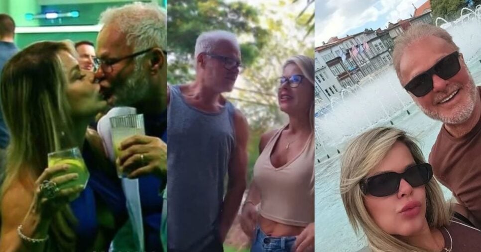 Cliques de Kadu Moliterno com a esposa Cris Rodriguez (Foto Reprodução/Montagem/Instagram/@kadumoliterno_oficial)