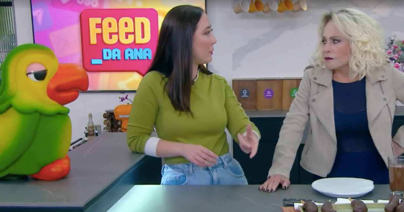 Louro Mané, Juju Massaoka e Ana Maria no Mais Você (Foto: Reprodução / Globo)
