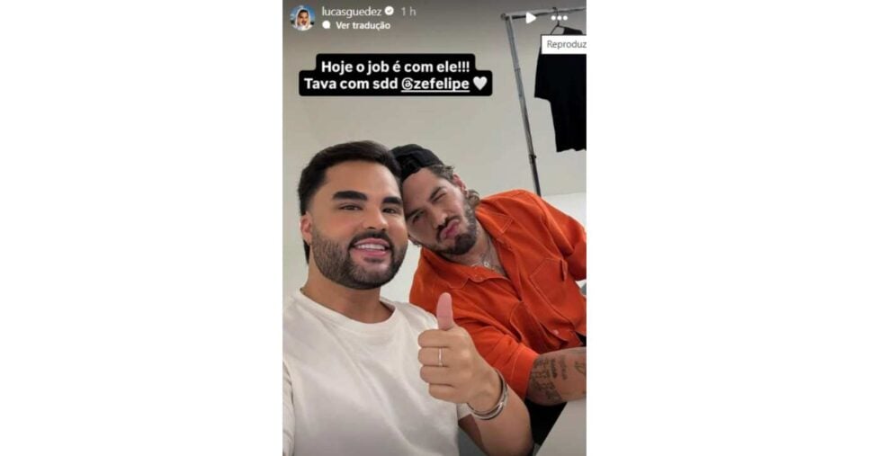 Lucas Guedez e Zé Felipe (Foto: Reprodução / Instagram)