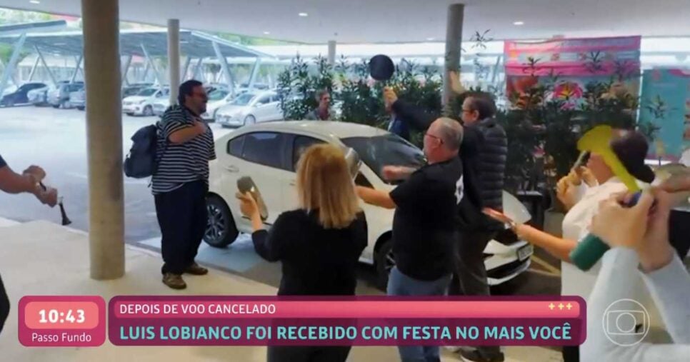 Luis Lobianco e equipe do Mais Você (Foto: Reprodução / Globo)
