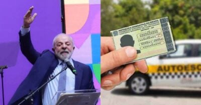 Canetada de Lula aprova fim de serviço para tirar CNH - Foto: Montagem