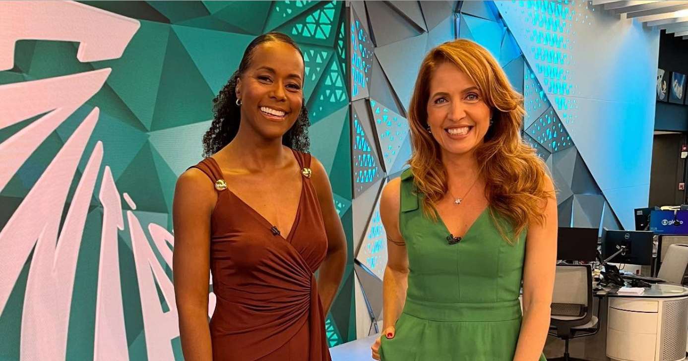 Maju Coutinho e Poliana Abritta no Fantástico (Foto: Reprodução / Instagram)