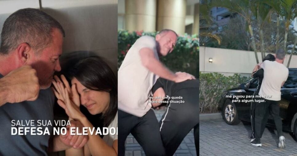 Malvino Salvador e sua esposa ensinam golpes e técnicas de auto defesa pelas redes sociais (Foto Reprodução/Montagem/Tv Foco/Instagram@ eumalvinosalvador)