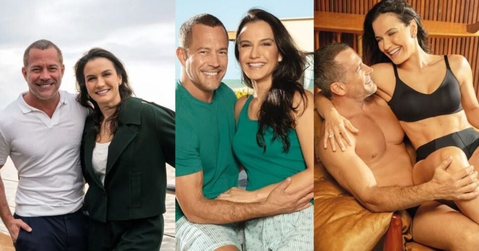 Malvino Salvador e sua esposa Kyra Gracie (Foto Reprodução/Montagem/Tv Foco/Instagram@ eumalvinosalvador)