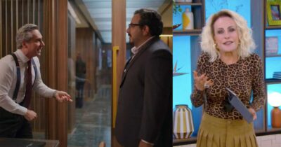 Marco Aurélio e Freitas em Vale Tudo, e Ana Maria no Mais Você (Fotos: Reproduções / Globo)