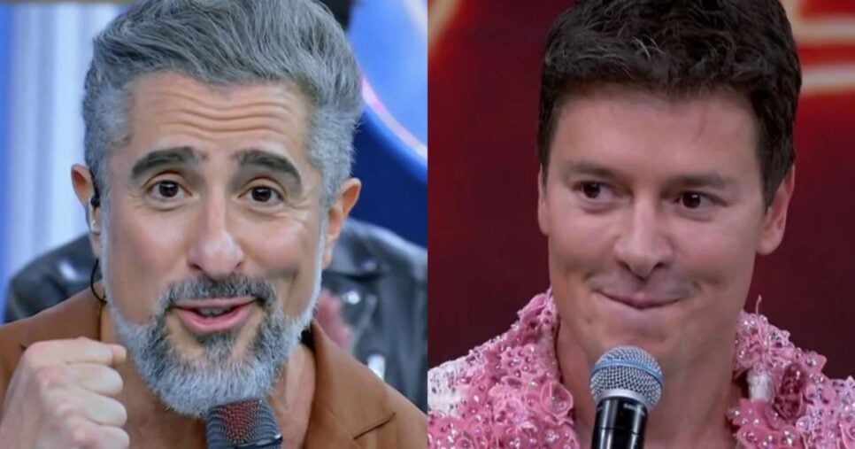 Marcos Mion e Rodrigo Faro (Fotos: Reproduções / Globo)