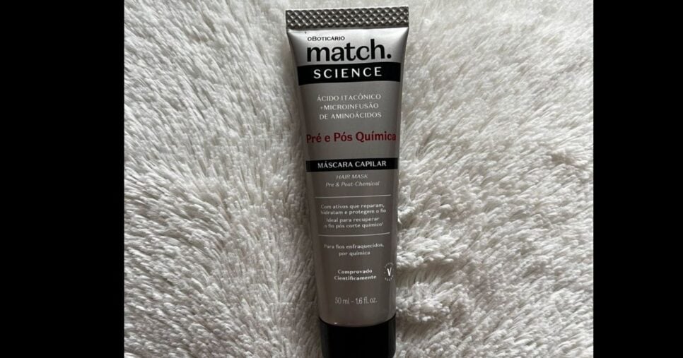 Match Science Máscara Pré e Pós‑Química
