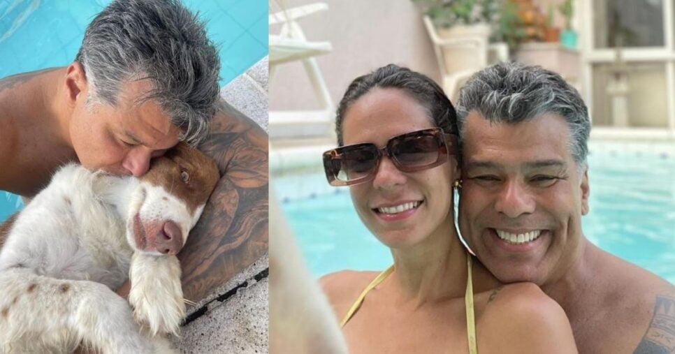 Maurício Mattar e Pudim (Foto 1) Maurício Mattar e a esposa Shay Duffau (Foto2) - (Foto: Reprodução/Montagem/TV Foco/Instagram @mauriciomattarshows)