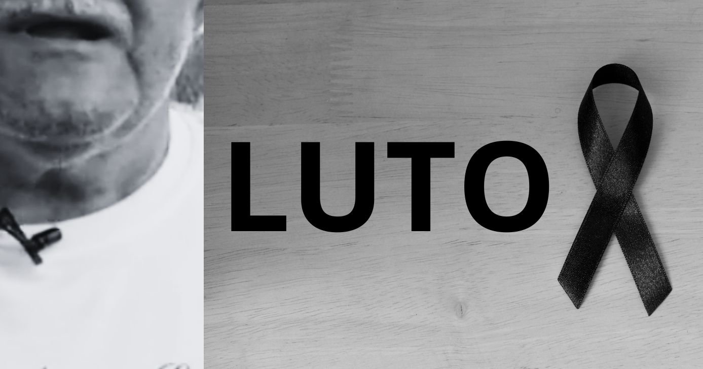 Famoso e imagem de luto (Fotos: Reproduções / Globo / Canva)