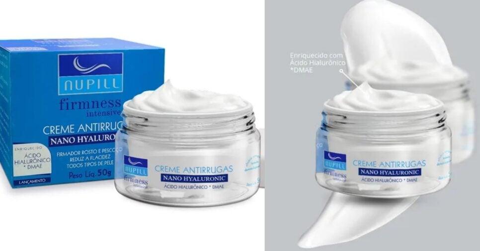 Creme Facial Nano Hyaluronic Nupill