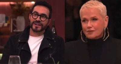 Padre Fábio de Melo / Xuxa - Fotos Reprodução GNT