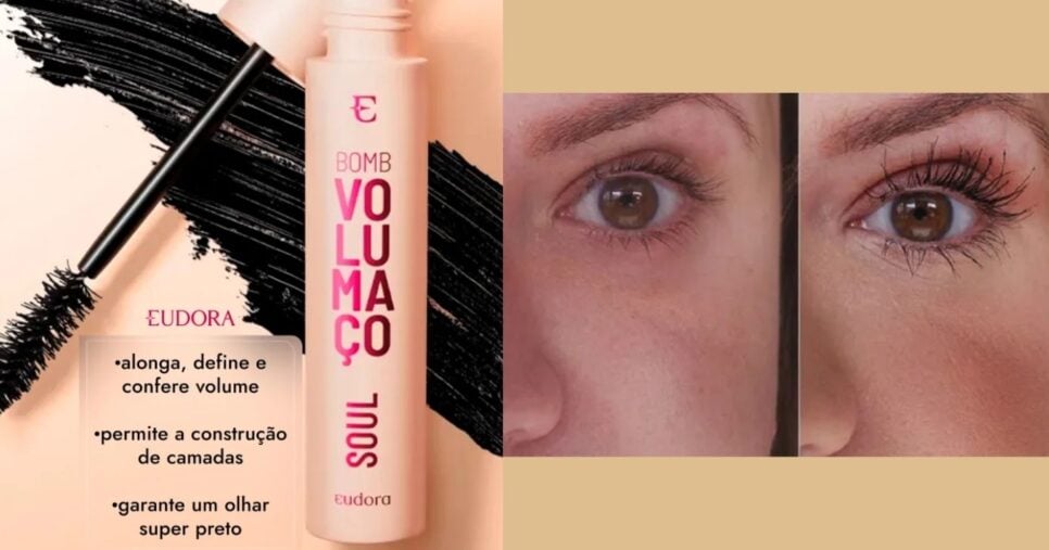 Eudora Soul Bomb Volumaço Máscara de Cílios