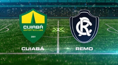 Cuiabá x Remo. (Crédito: Divulgação / RedeTV!)