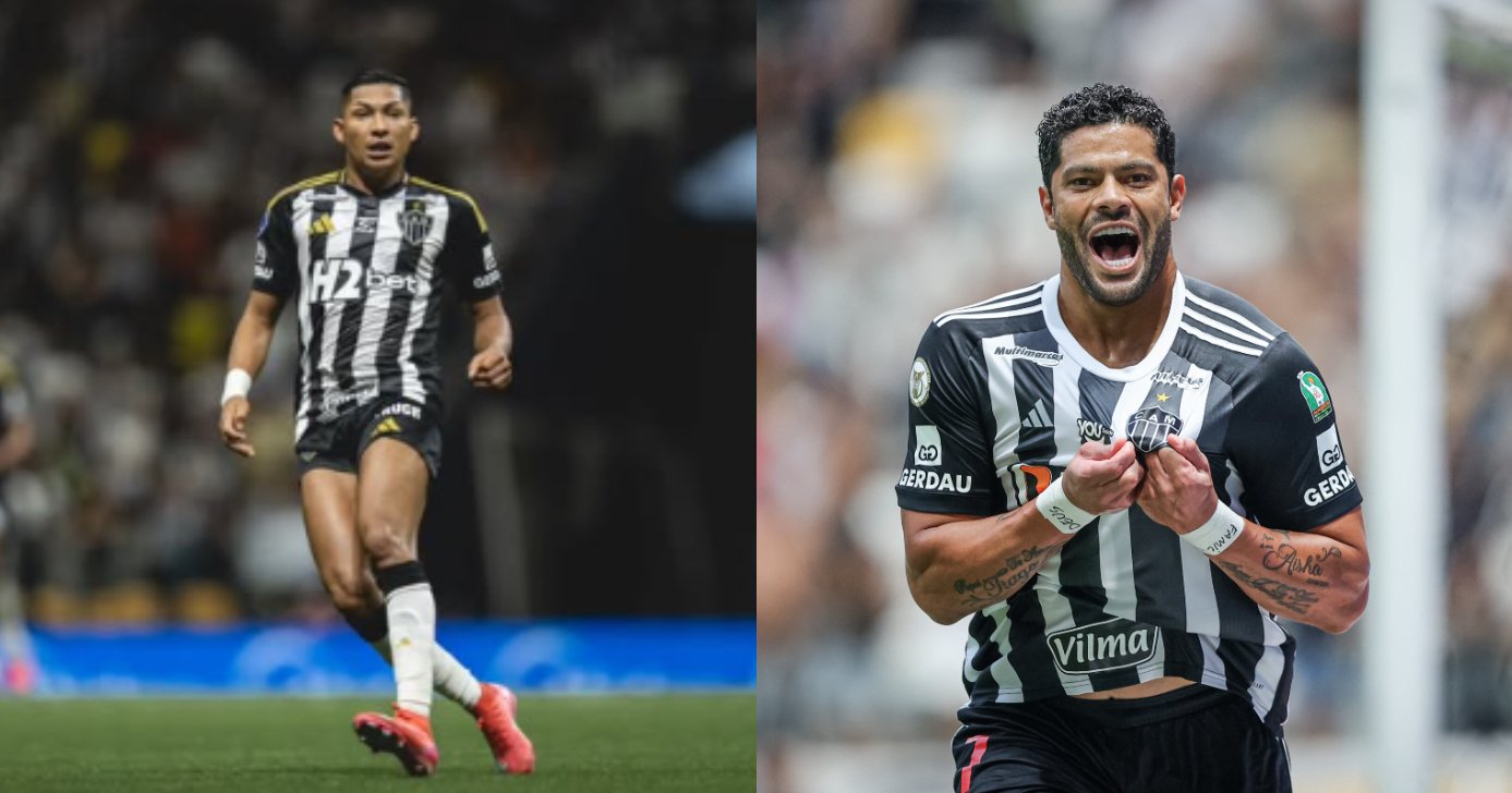 Rony e Hulk ganham salários milionários no Atlético-MG (Foto: Instagram)
