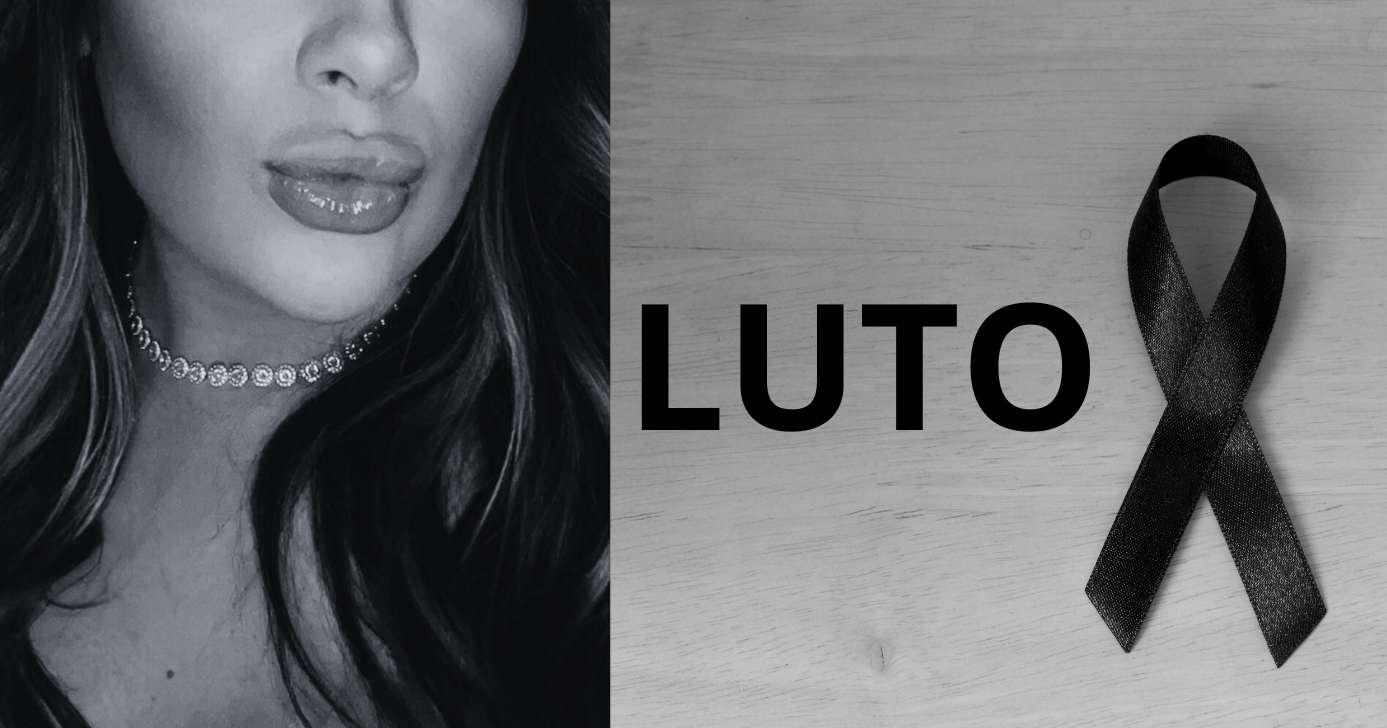 Famosa e e imagem de luto (Fotos: Reproduções / Instagram / Canva)