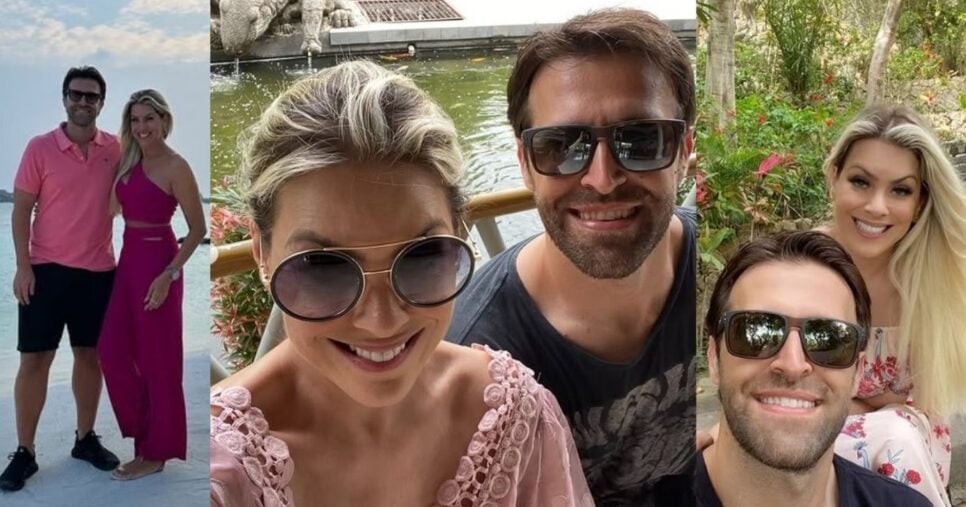 Mais cliques de Renata Fan e Átila Abreu pelas redes sociais (Foto Reprodução/Montagem/Instagram/@renatafan)