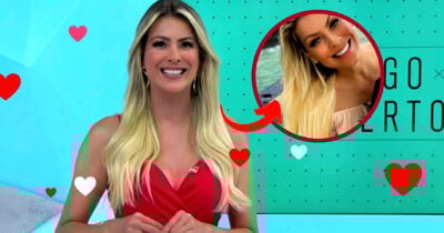 Renata Fan tem relação discreta com estrela do esporte (Foto Reprodução/Montagem/Lennita/Tv Foco/Canva/Band/Instagram@renatafan/)