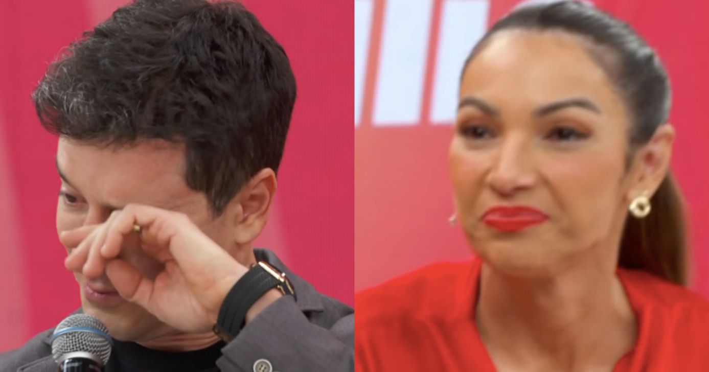 Rodrigo Faro e Patrícia Poeta no Encontro (Fotos: Reproduções / Globo)