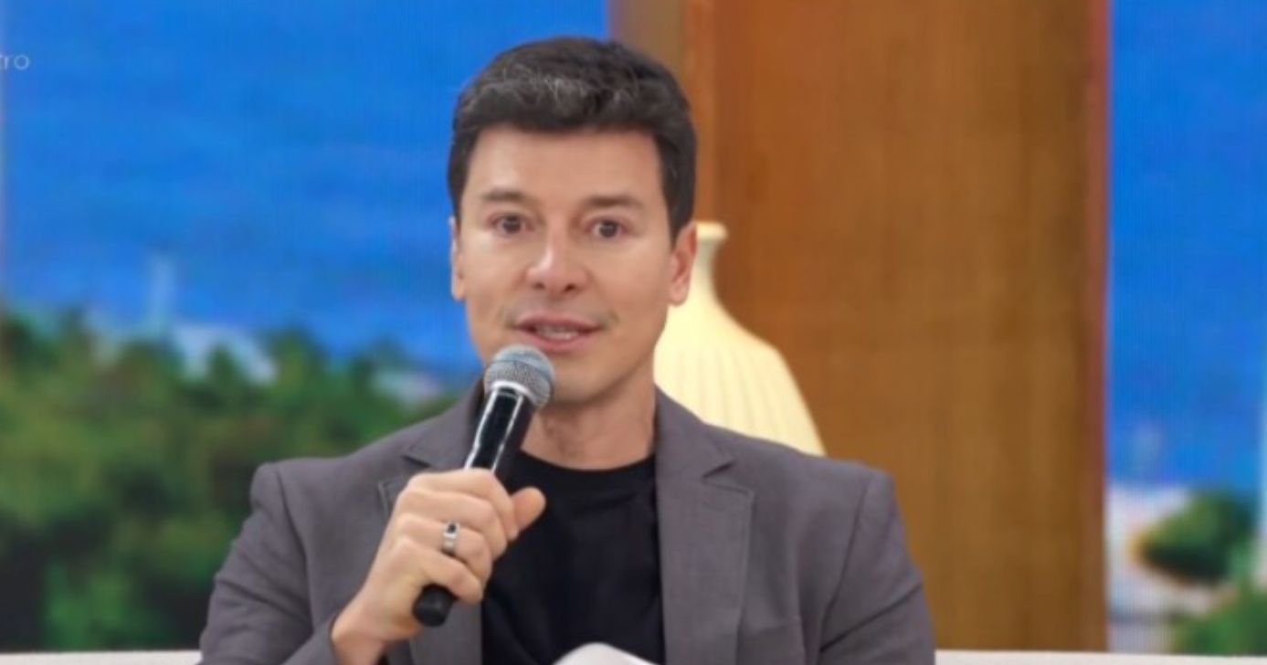 Rodrigo Faro no programa Enconto - Foto: Reprodução Globo