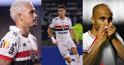 Luciano, Oscar e Lucas tem futuro selado no São Paulo (Foto: Instagram)