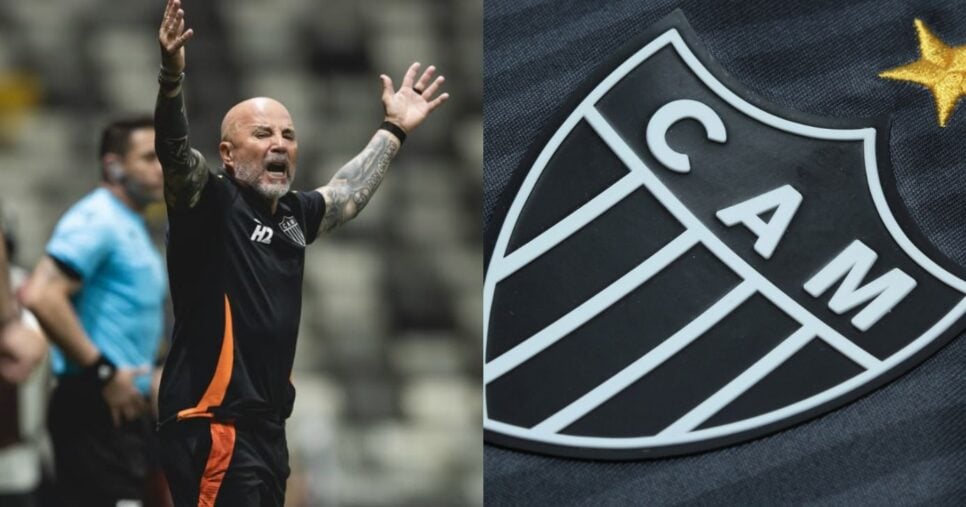 Sampaoli e Atlético-MG (Foto: Reprodução/ Internet)